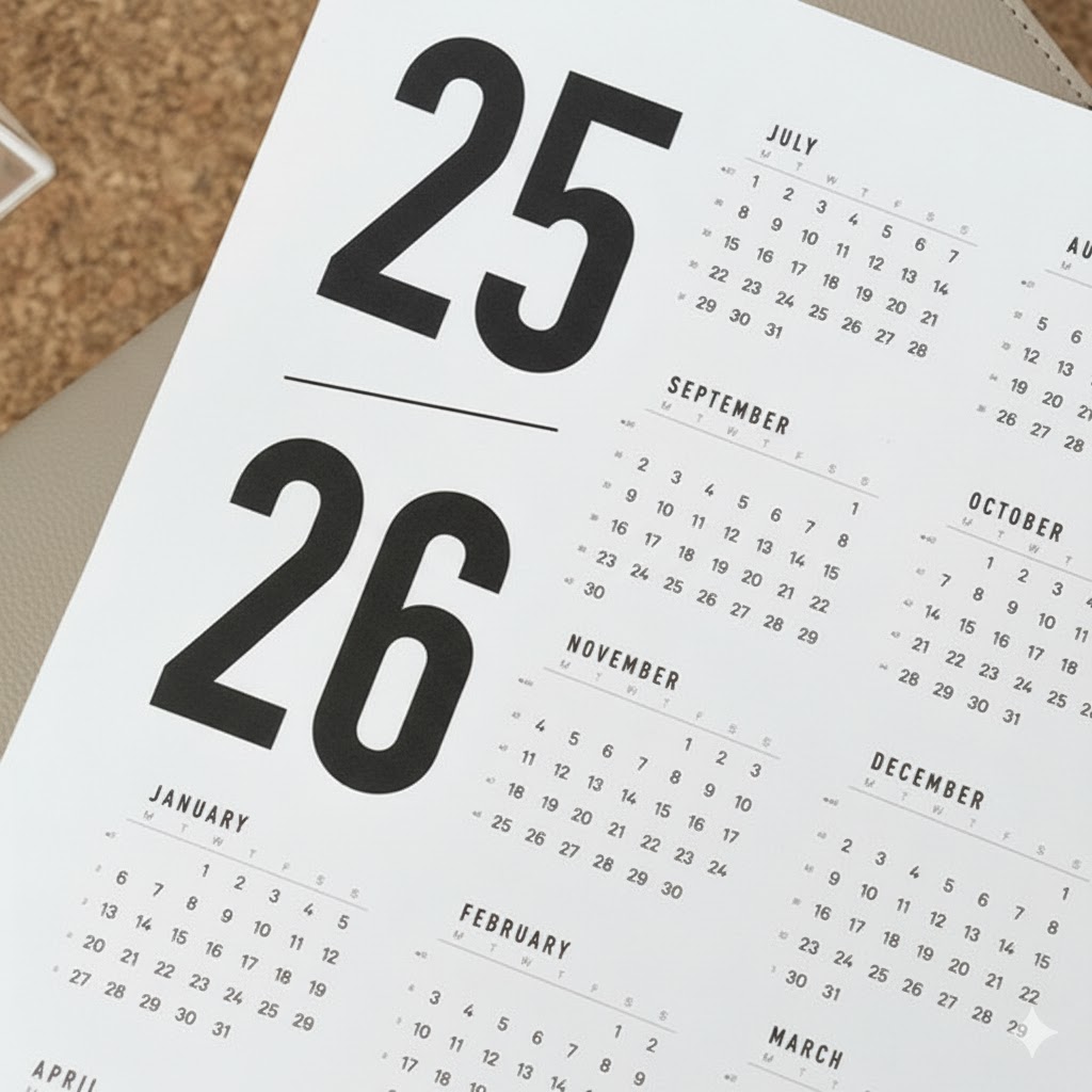 Terminübersicht 2025/26